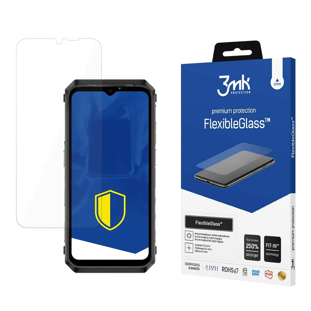 Nerozbitné hybridné sklo na Ulefone Power Armor 19 - 3mk FlexibleGlass™