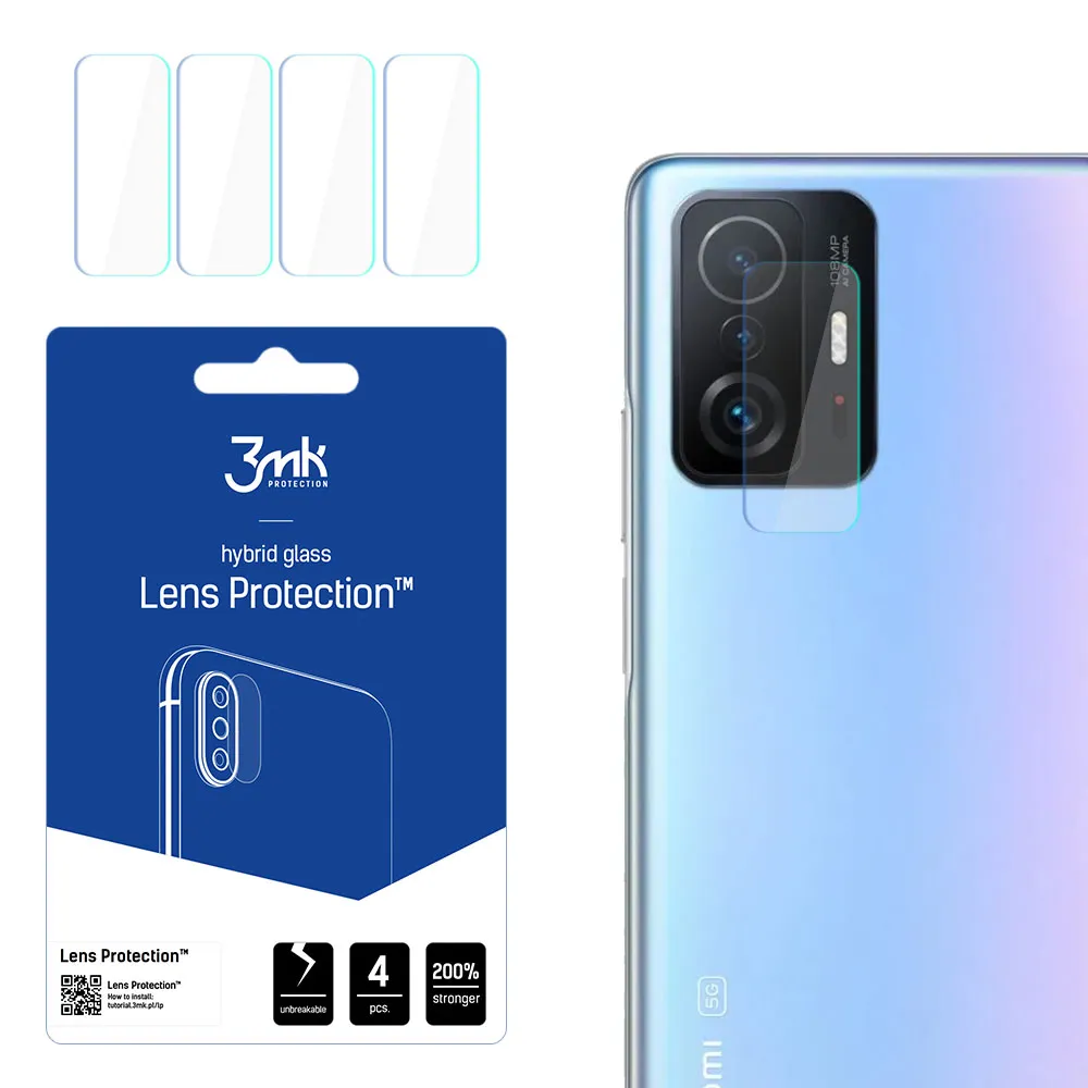 Sklo na objektív fotoaparátu pre Xiaomi 11T/11T Pro - 3mk Lens Protection