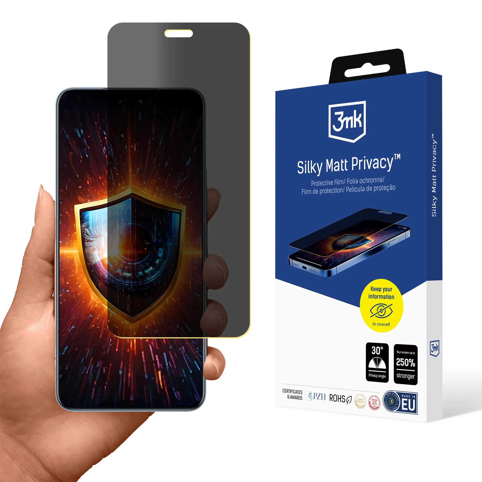 Fólia na súkromie pre Xiaomi 14 Civi - 3mk Silky Matt Privacy