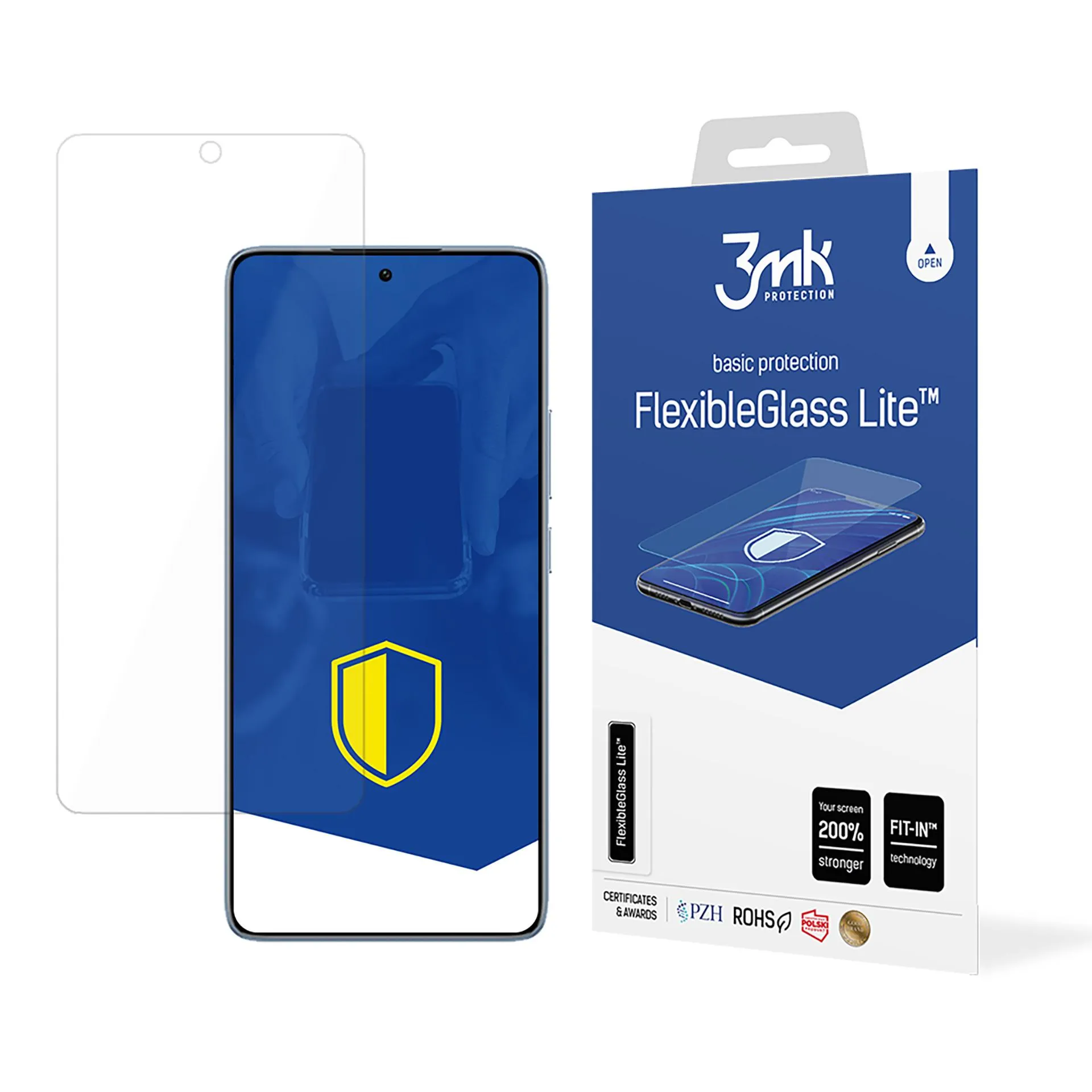 Niepękające szkło hybrydowe na Xiaomi 14T / 14T Pro - 3mk FlexibleGlass Lite