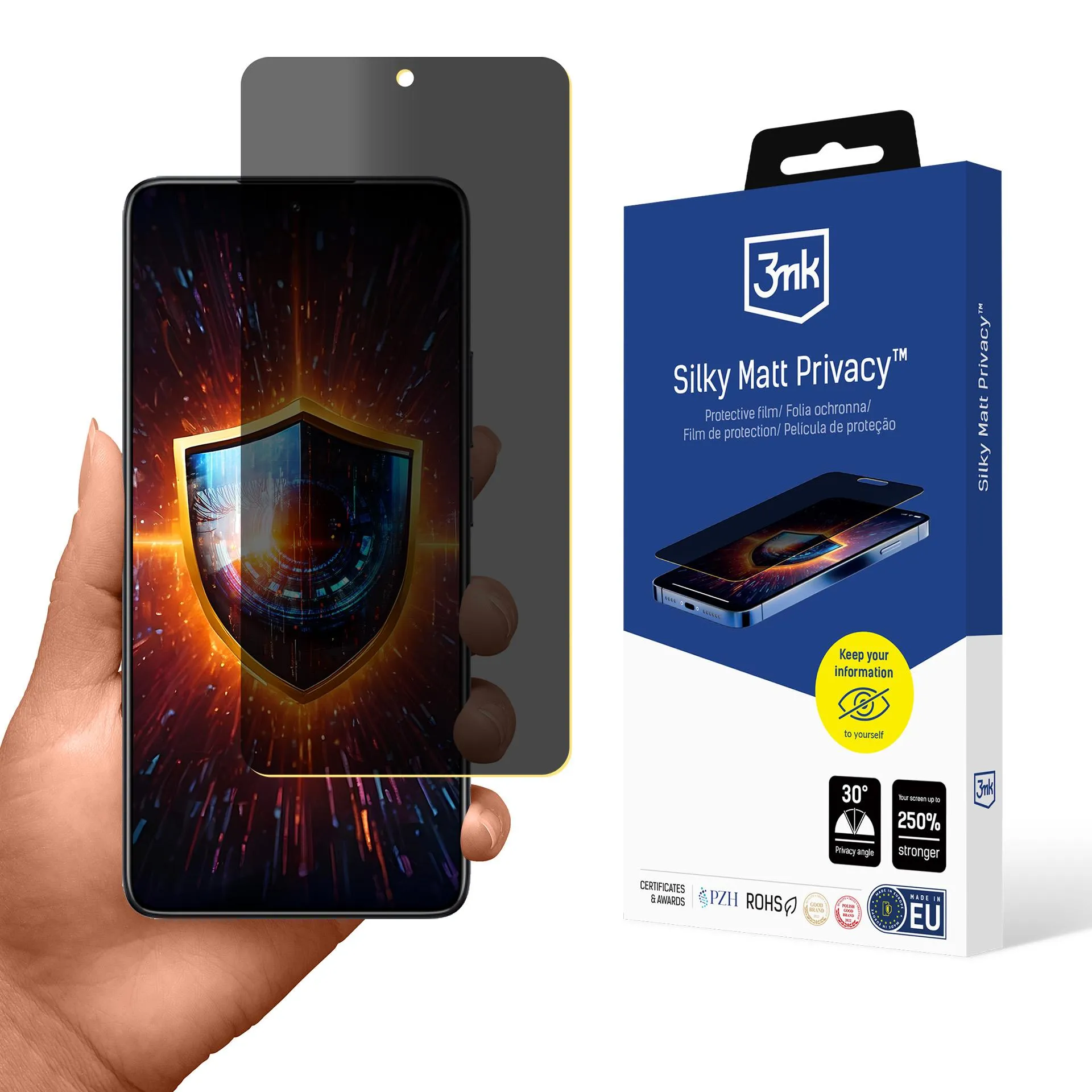 Fólia na súkromie pre Xiaomi 14T - 3mk Silky Matt Privacy