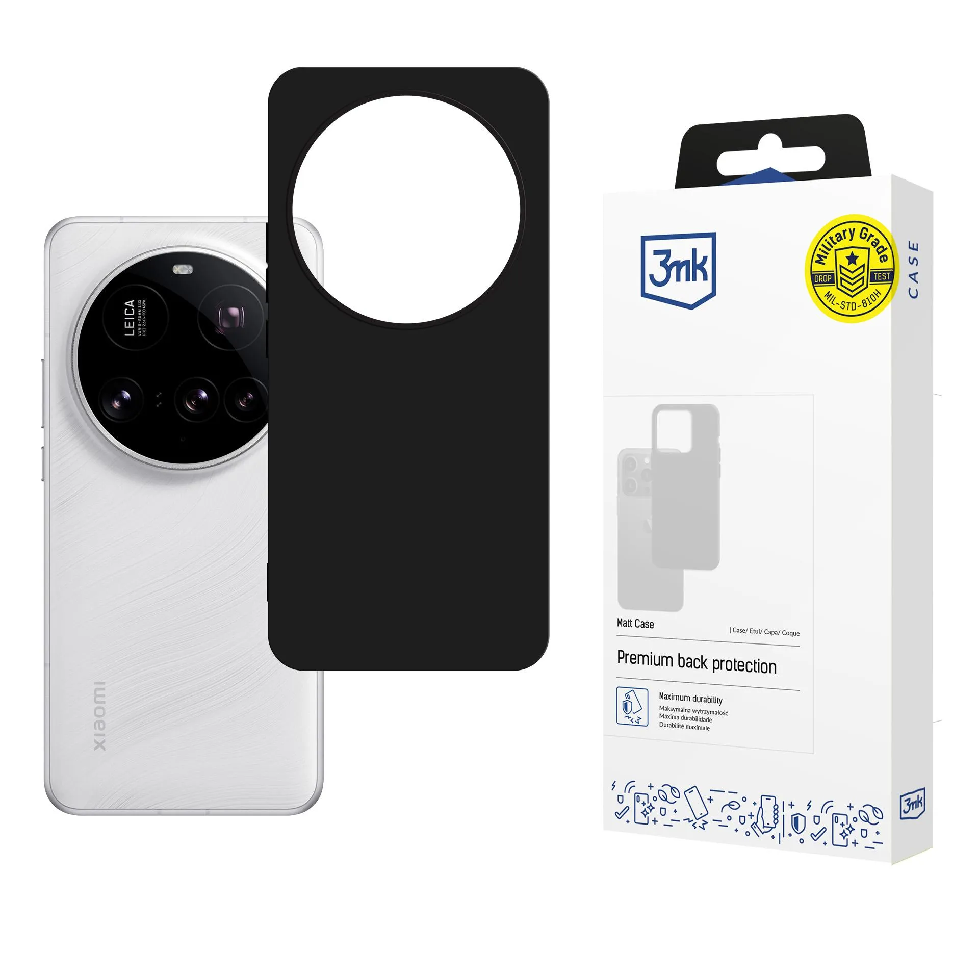 Puzdro na Xiaomi 15 Ultra - 3mk Matt Case Black