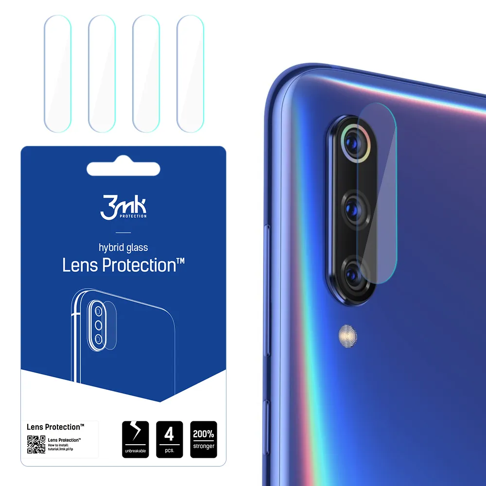 Sklo na objektív fotoaparátu pre Xiaomi Mi 9T - 3mk Lens Protection