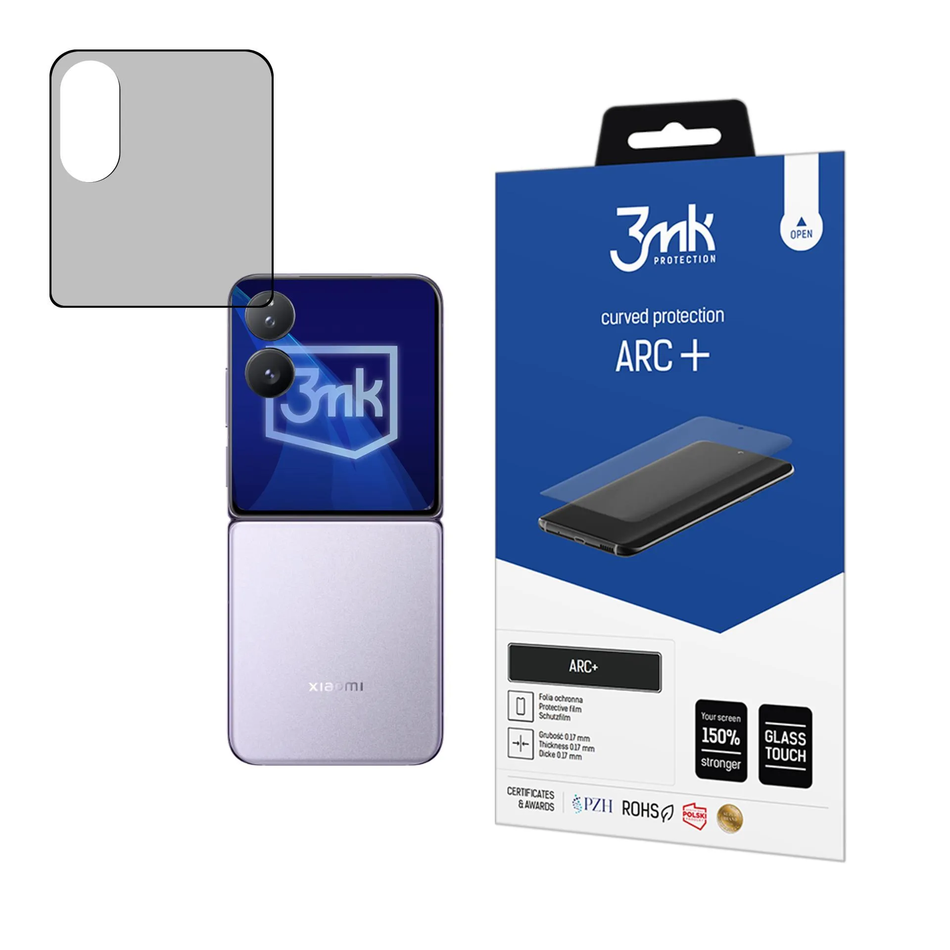 Ochranná fólia na Xiaomi Mix Flip (front) - 3mk ARC+