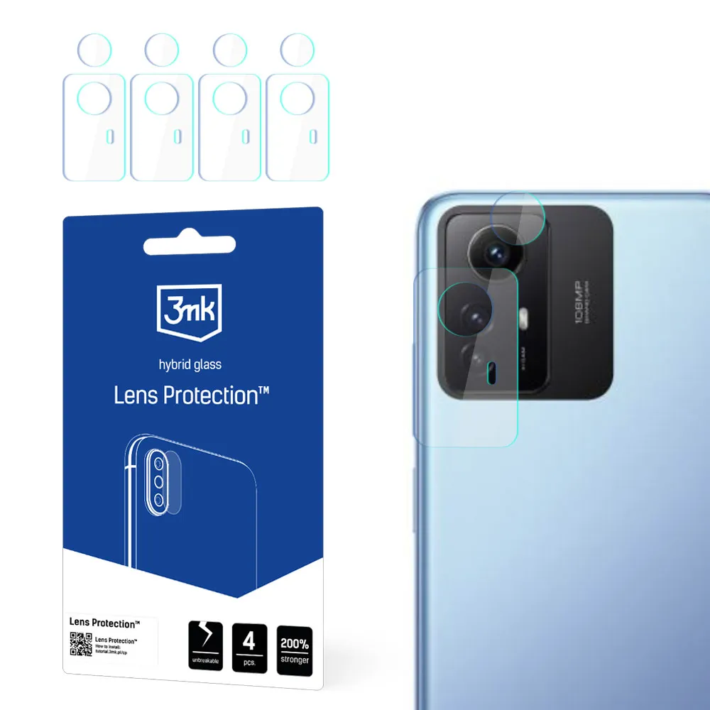 Sklo na objektív fotoaparátu pre Xiaomi Redmi Note 12s - 3mk Lens Protection