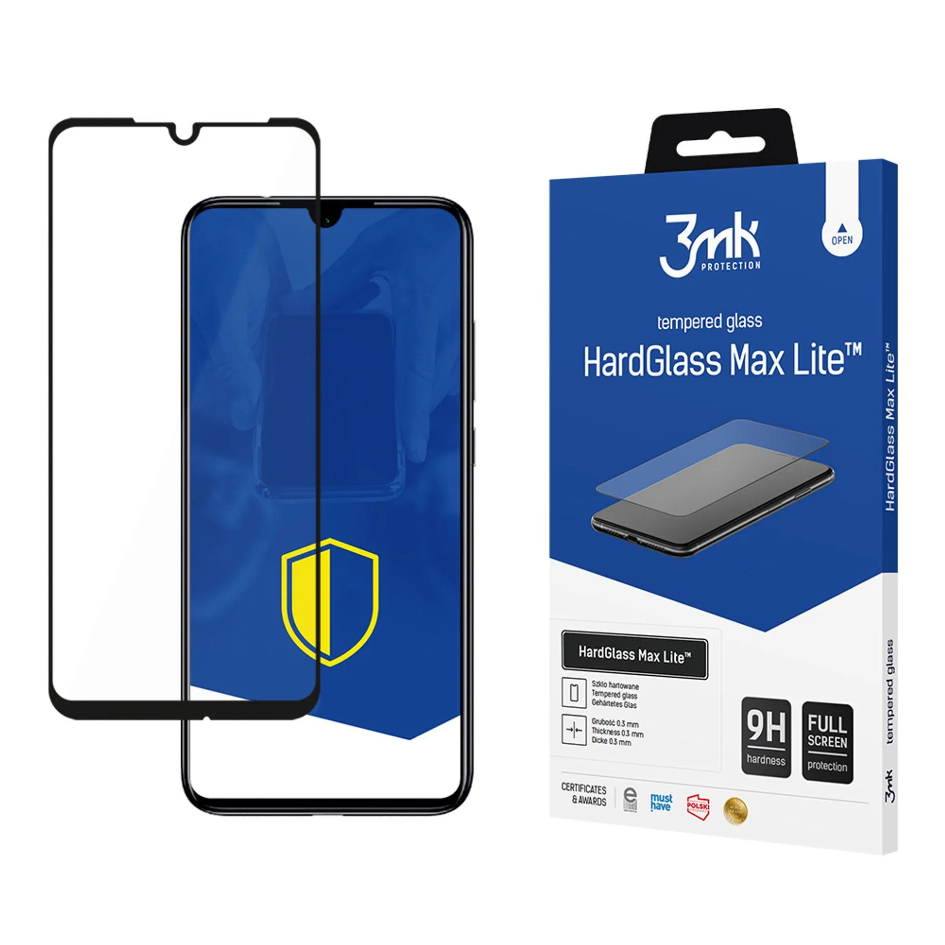 Tvrdené sklo na Xiaomi Redmi Note 7 - 3mk HardGlass Max Lite