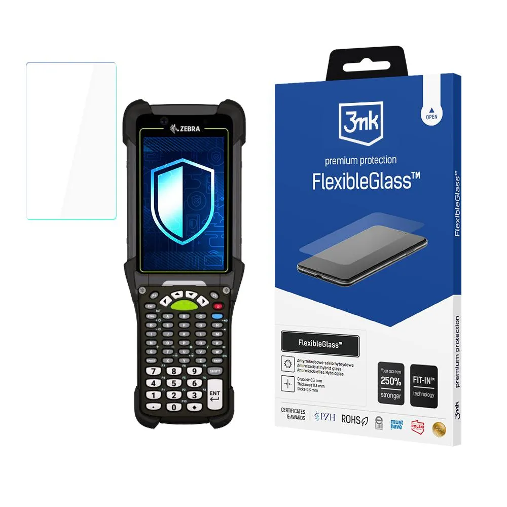 Nerozbitné hybridné sklo na ZEBRA MC92 - 3mk FlexibleGlass™